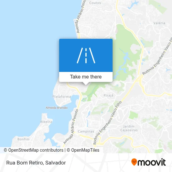 Rua Bom Retiro map