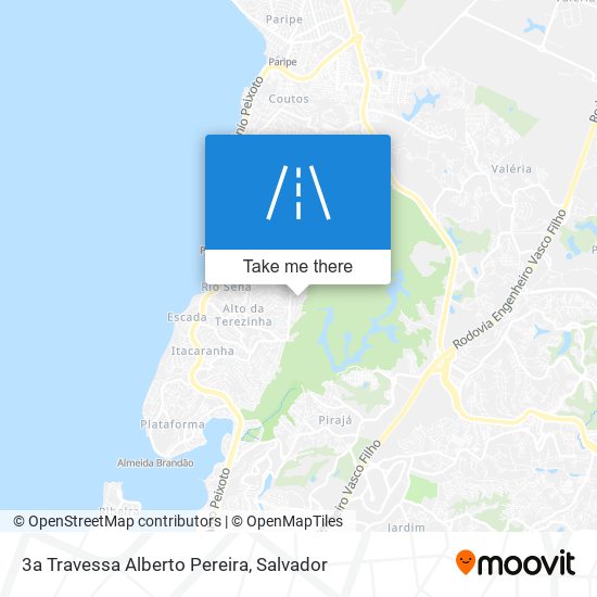Mapa 3a Travessa Alberto Pereira