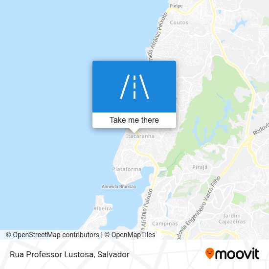 Rua Professor Lustosa map