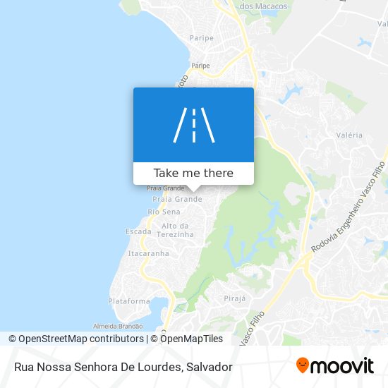 Mapa Rua Nossa Senhora De Lourdes