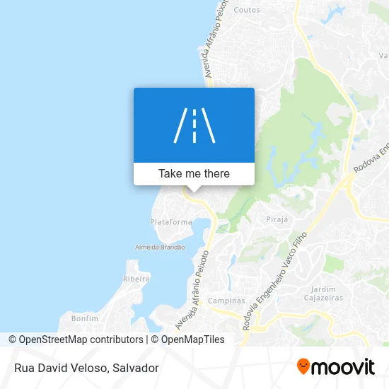 Rua David Veloso map