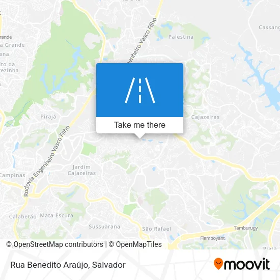 Rua Benedito Araújo map