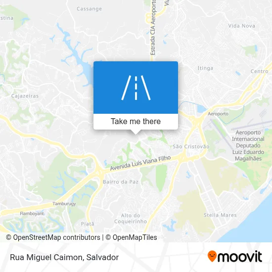 Rua Miguel Caimon map