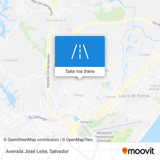 Avenida José Leite map