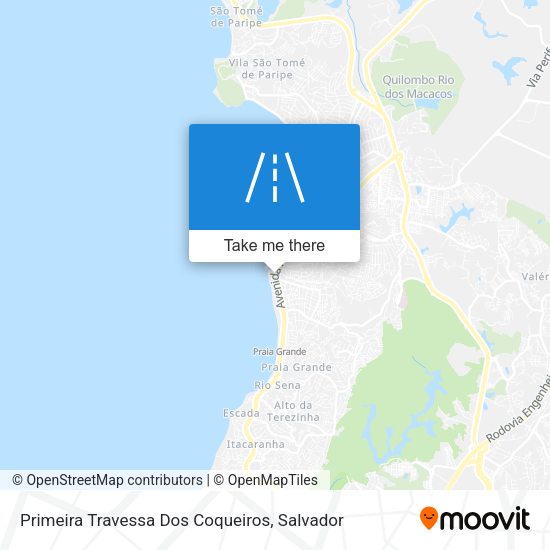 Primeira Travessa Dos Coqueiros map