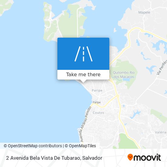 Mapa 2 Avenida Bela Vista De Tubarao