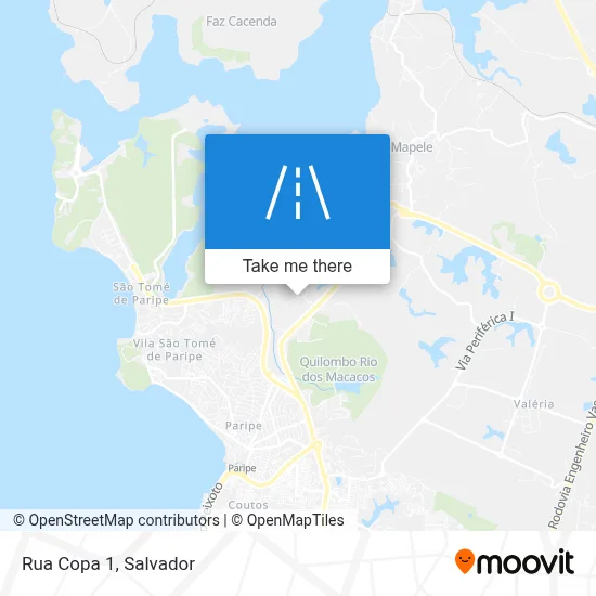 Rua Copa 1 map