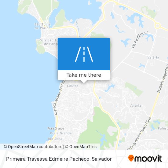 Primeira Travessa Edmeire Pacheco map