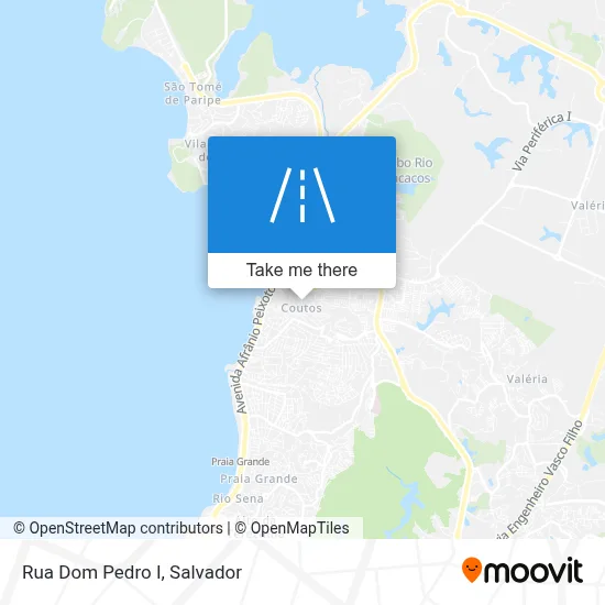 Rua Dom Pedro I map