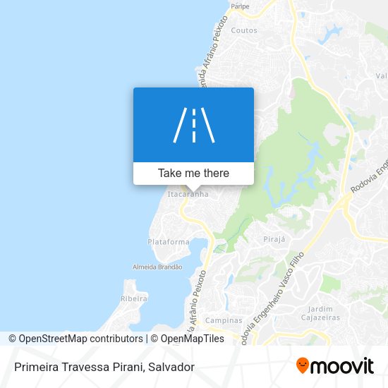 Primeira Travessa Pirani map