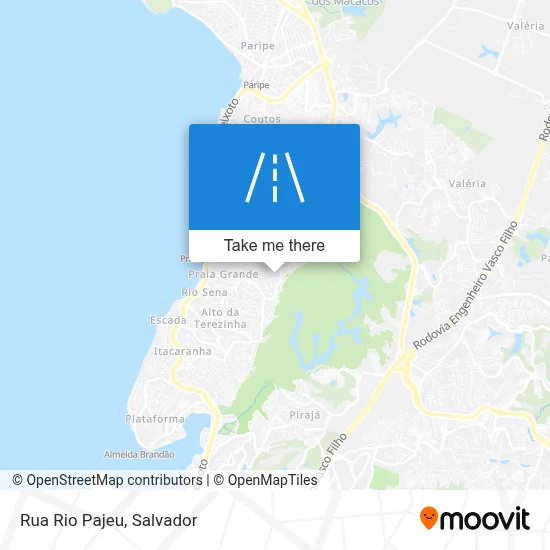 Rua Rio Pajeu map