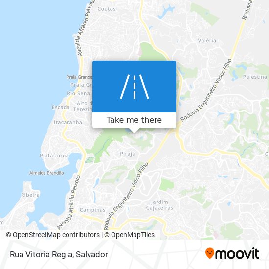 Rua Vitoria Regia map