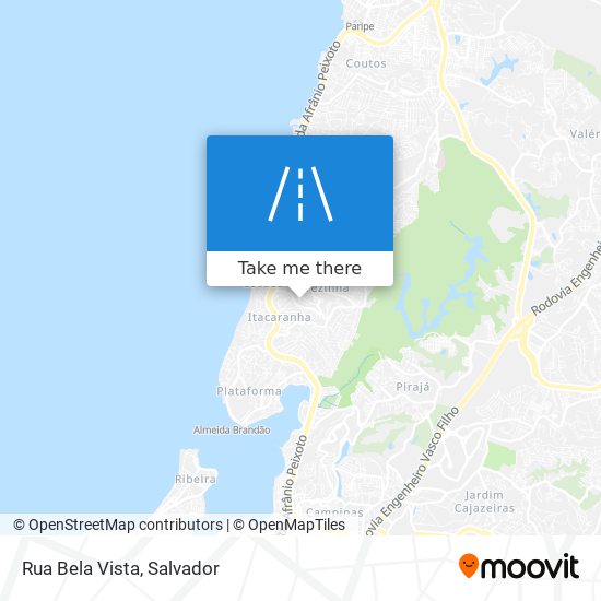 Mapa Rua Bela Vista