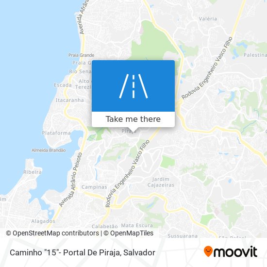 Mapa Caminho "15"- Portal De Piraja