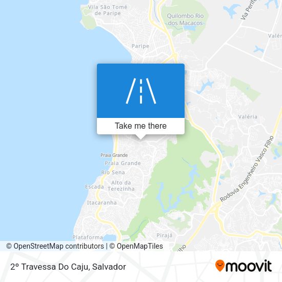 2º Travessa Do Caju map