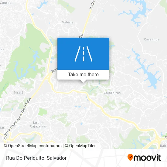 Rua Do Periquito map