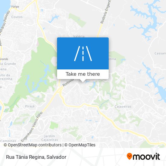 Mapa Rua Tânia Regina