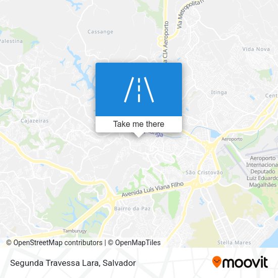 Segunda Travessa Lara map