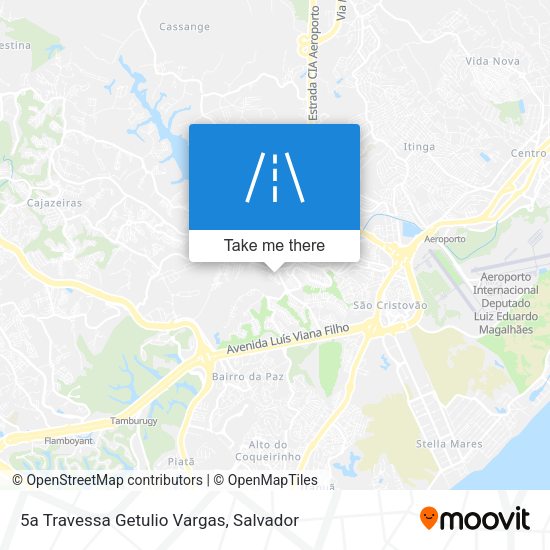 5a Travessa Getulio Vargas map