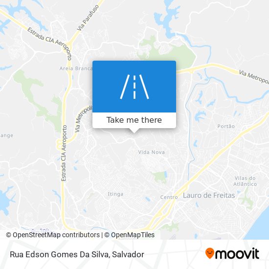 Rua Edson Gomes Da Silva map