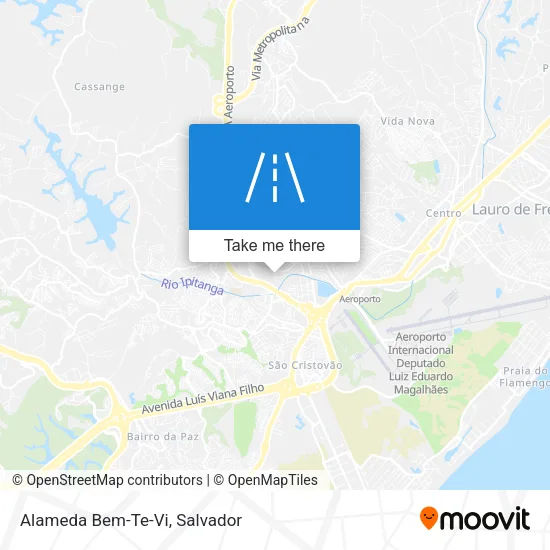 Alameda Bem-Te-Vi map