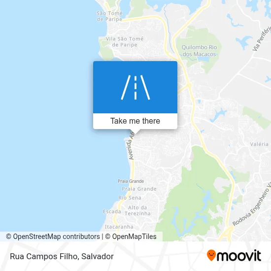 Rua Campos Filho map