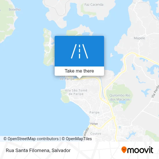 Rua Santa Filomena map