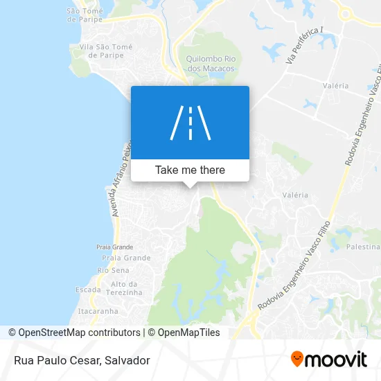 Rua Paulo Cesar map