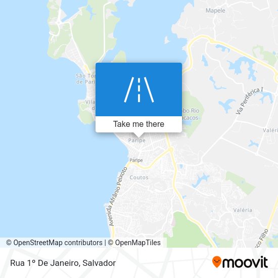Rua 1º De Janeiro map