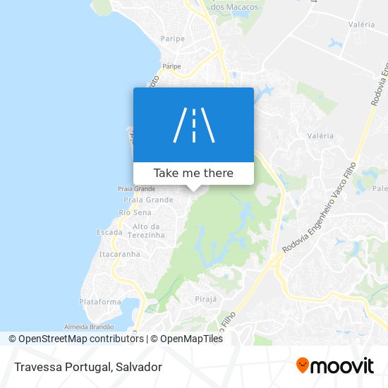 Travessa Portugal map