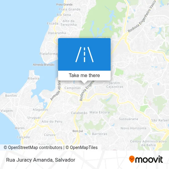 Rua Juracy Amanda map