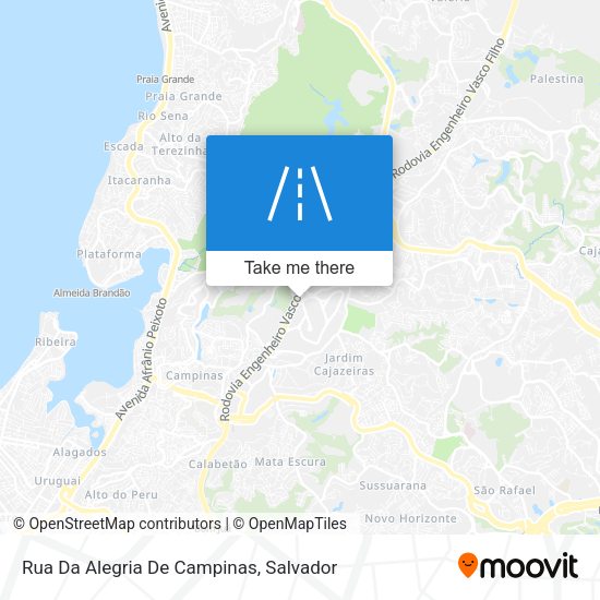 Rua Da Alegria De Campinas map
