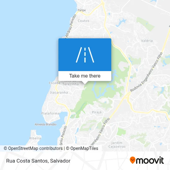 Rua Costa Santos map