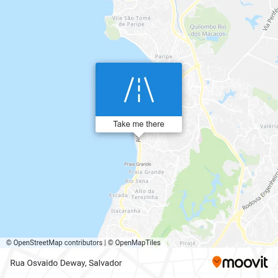 Rua Osvaido Deway map