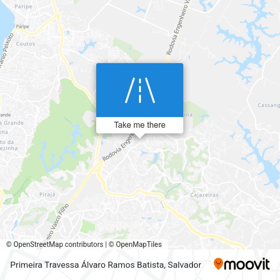 Primeira Travessa Álvaro Ramos Batista map