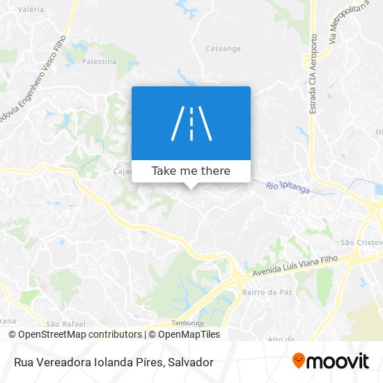 Mapa Rua Vereadora Iolanda Píres
