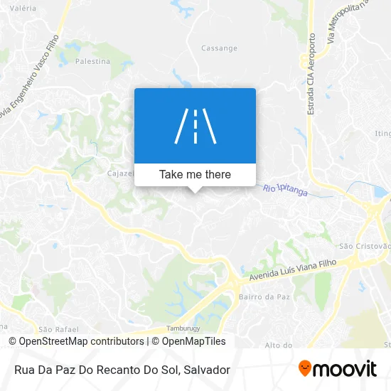 Rua Da Paz Do Recanto Do Sol map