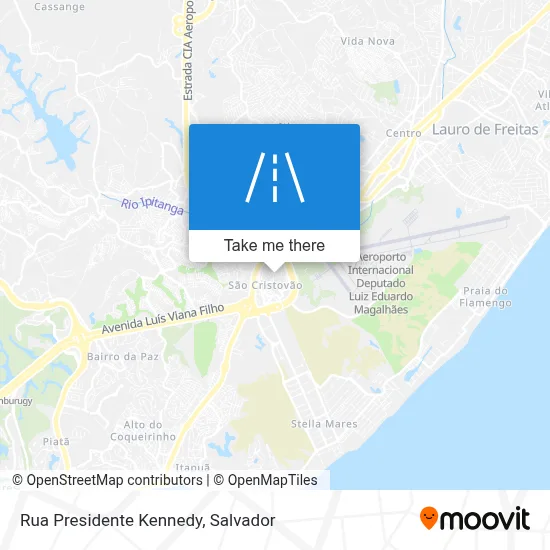 Rua Presidente Kennedy map