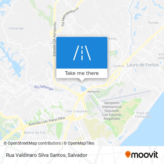 Rua Valdinaro Silva Santos map