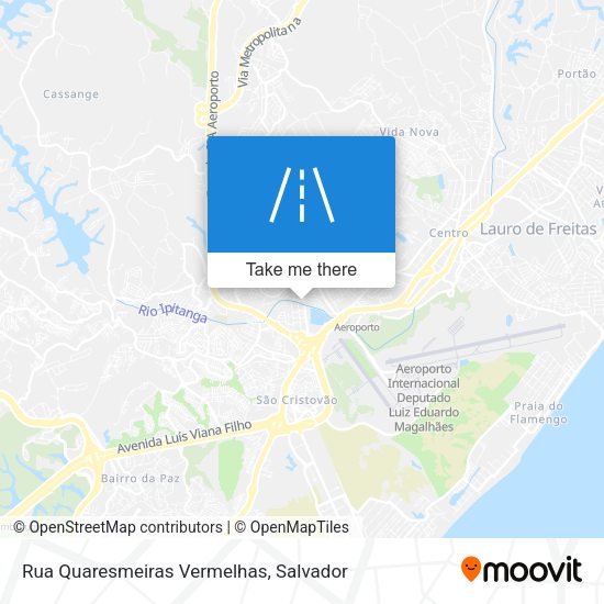Rua Quaresmeiras Vermelhas map