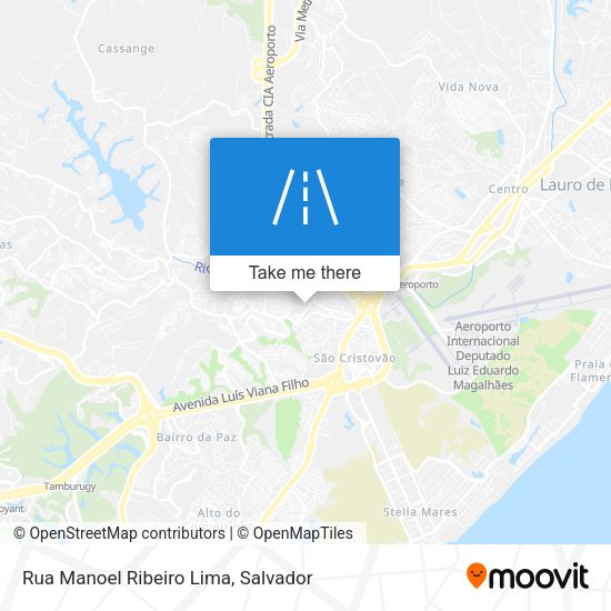 Rua Manoel Ribeiro Lima map
