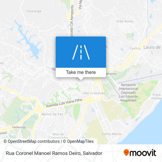 Rua Coronel Manoel Ramos Deiro map