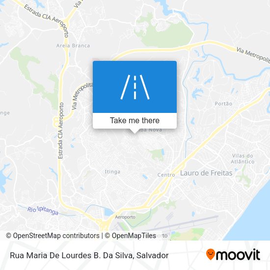 Rua Maria De Lourdes B. Da Silva map