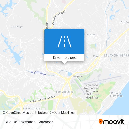 Rua Do Fazendão map