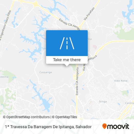 1ª Travessa Da Barragem De Ipitanga map