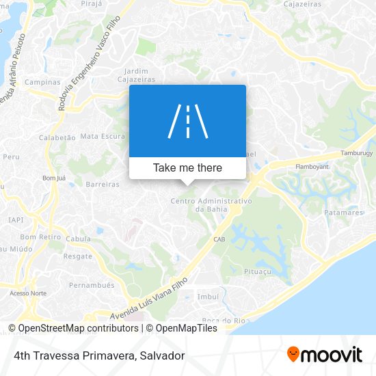 4th Travessa Primavera map