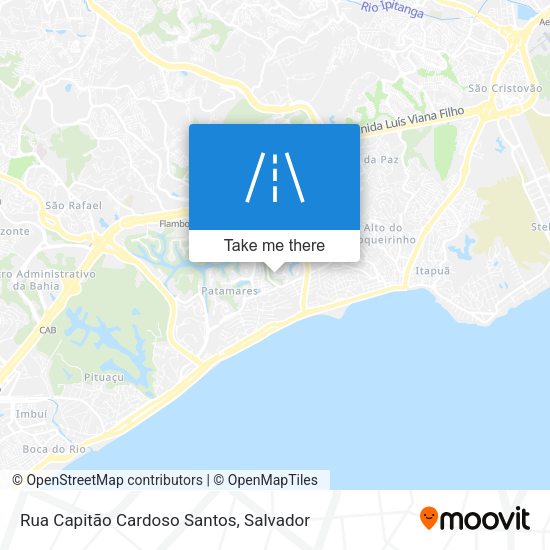 Rua Capitão Cardoso Santos map