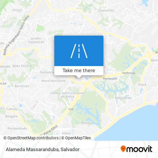 Alameda Massaranduba map