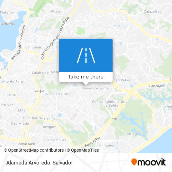 Alameda Arvoredo map