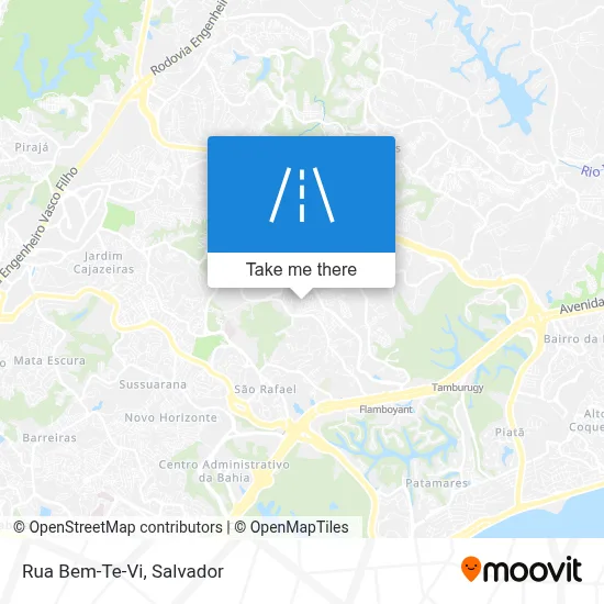 Rua Bem-Te-Vi map